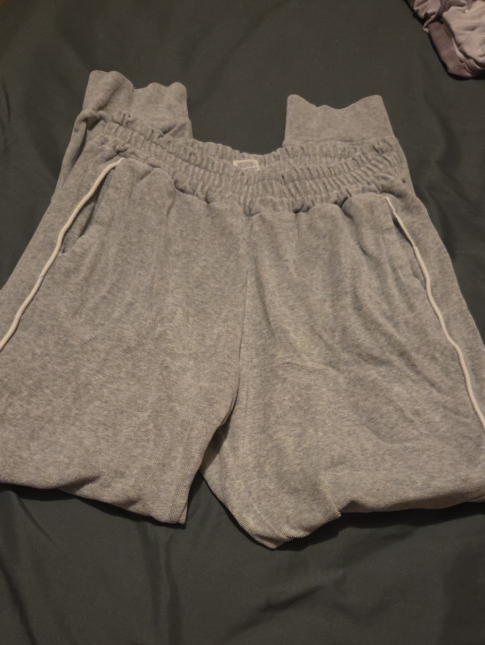 Garage Light Gray Womens Elastic-Waist Sweatpants